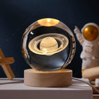 Lámpara Nocturna de Cristal 3D